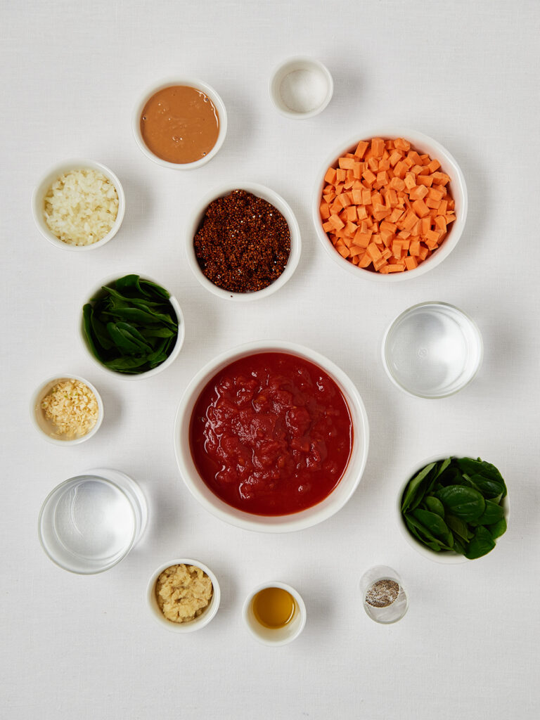 ingredients for peanut butter stew