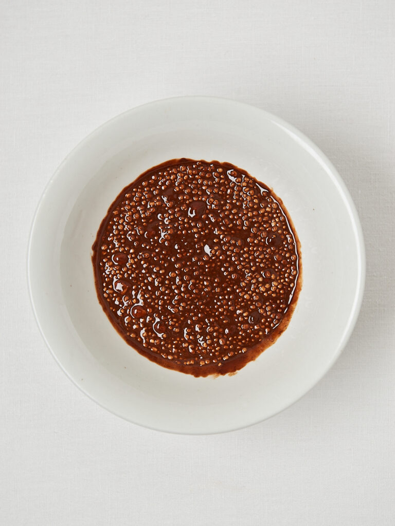 Step by step chocoalte bites nuts