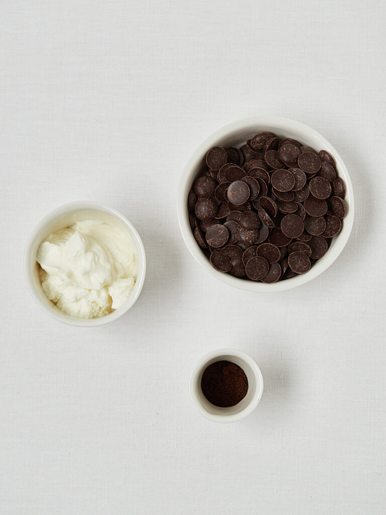 Ingredients chocolate fudge
