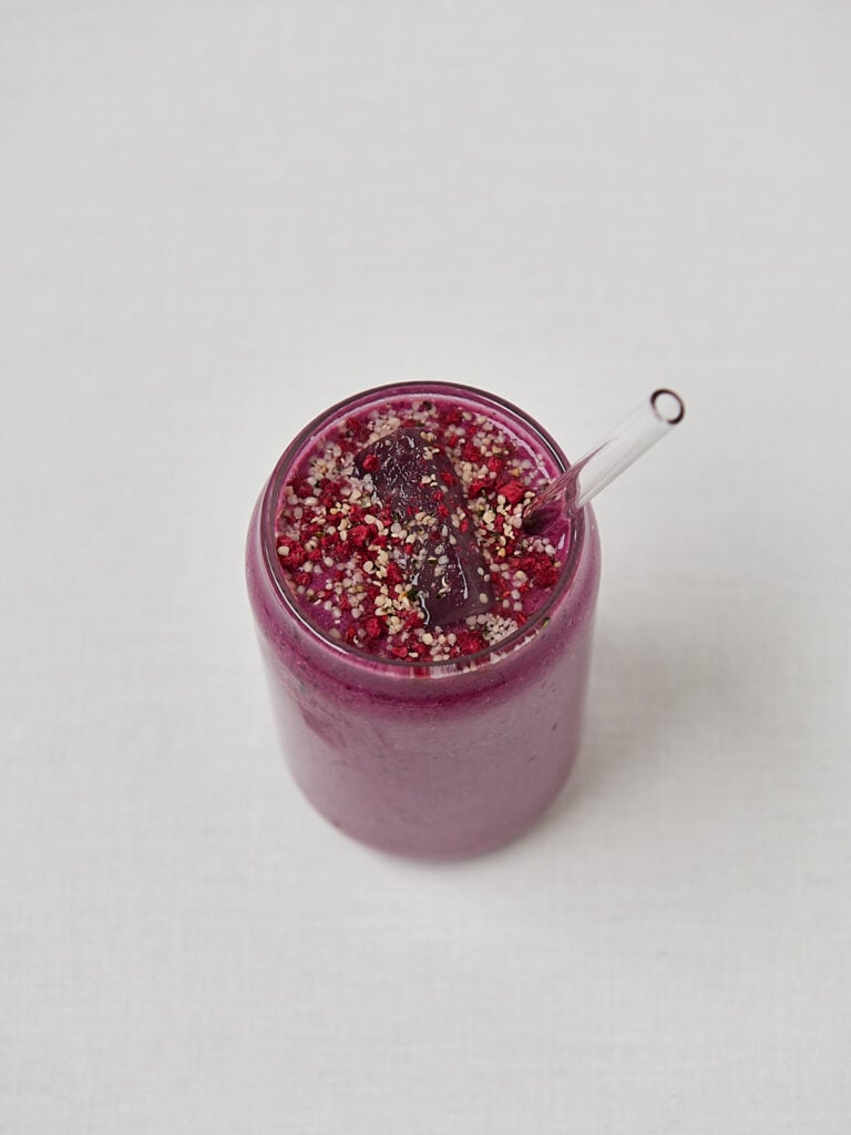 himbeer proten shake