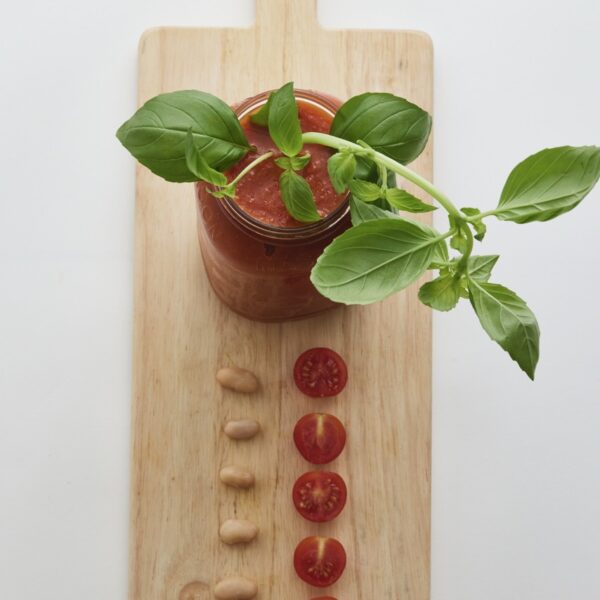 Zutaten Tomatensuppe mit Bohnen