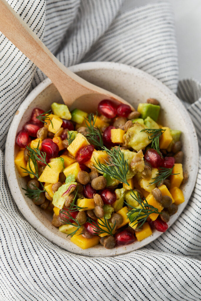 Lentil Mango Salat