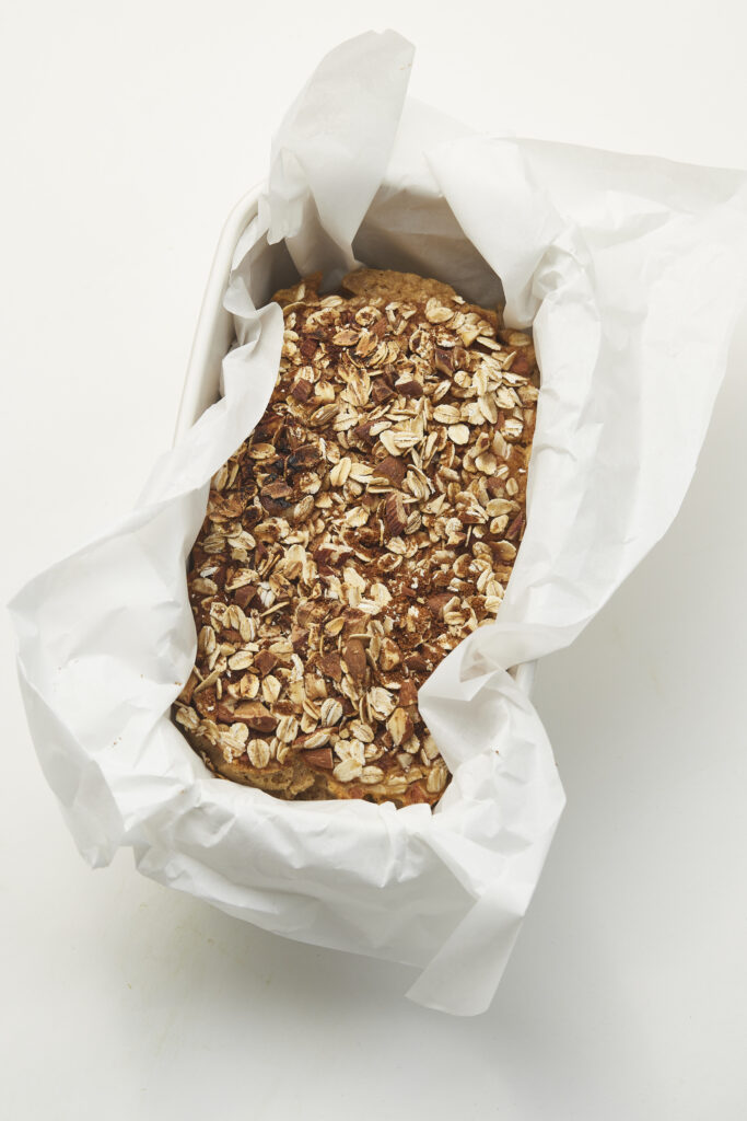 PEach Banana Bread